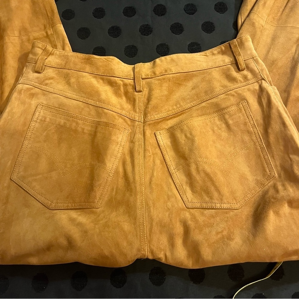 Vintage 100% Suede Leather Pants - Picture 12 of 14